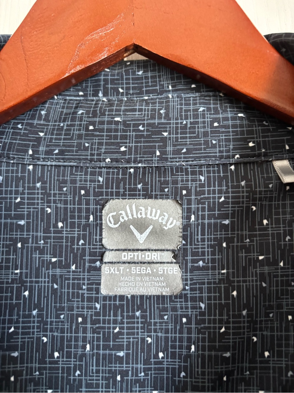 Callaway blue dotted polo - Picture 4 of 7